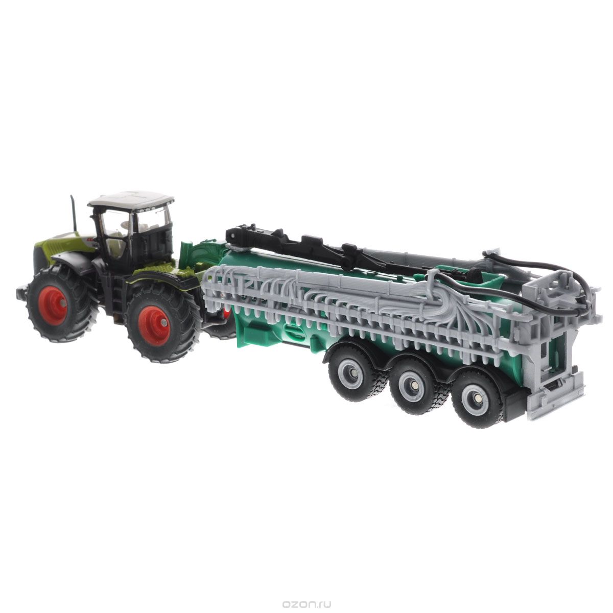 Трактор Claas Xerion с вакуумным танкером  